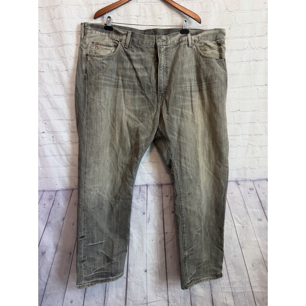 Polo Ralph Lauren Hampton Straight Mens Sz 46 Big & Tall Gray Faded Authentic RL